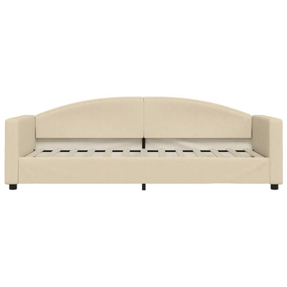 Letto da Giorno Crema 80x200 cm in Tessuto