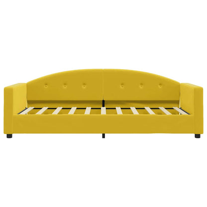 Letto da Giorno Giallo 80x200 cm in Velluto | homemem39