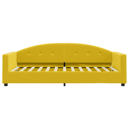 Letto da Giorno Giallo 90x200 cm in Velluto | homemem39