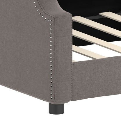Letto da Giorno Tortora 100x200 cm in Tessuto