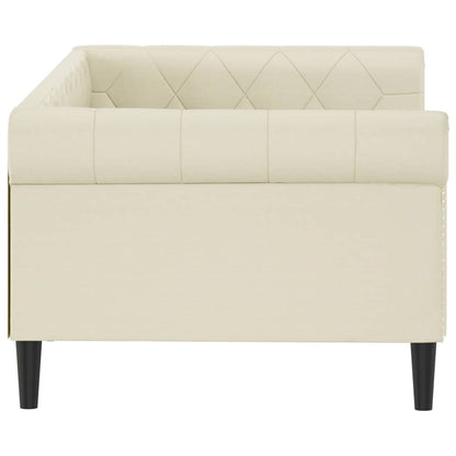 Letto da Giorno Crema 80x200 cm in Similpelle