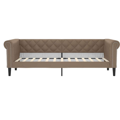 Letto da Giorno Cappuccino 80x200 cm in Similpelle | homemem39