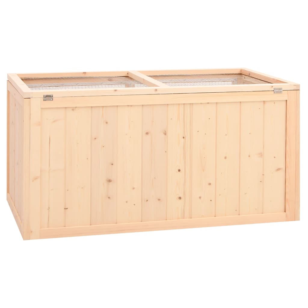 Gabbia per criceti 89,5x45x45 cm Legno massello di abete | homemem39