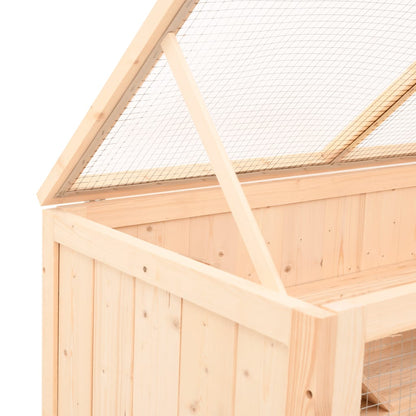 Gabbia per criceti 89,5x45x45 cm Legno massello di abete | homemem39