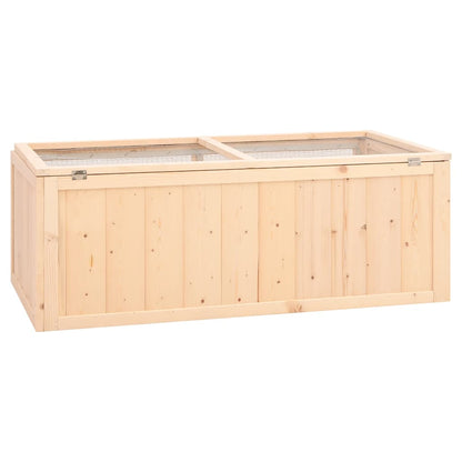Gabbia per Criceti 104x52x38 cm in Legno Massello di Abete | homemem39