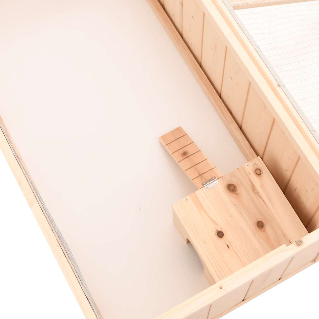 Gabbia per Criceti 104x52x38 cm in Legno Massello di Abete | homemem39
