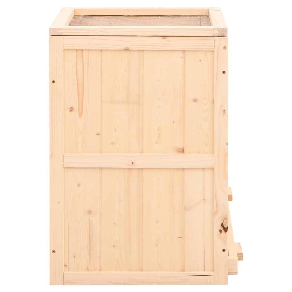 Gabbia per Criceti 81x40x60 cm in Legno Massello di Abete - homemem39