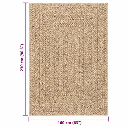 Tappeto ZIZUR 160x230 cm Aspetto Iuta per Interni ed Esterni - homemem39