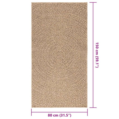 Tappeto ZIZUR 80x150 cm Aspetto Iuta per Interni ed Esterni - homemem39