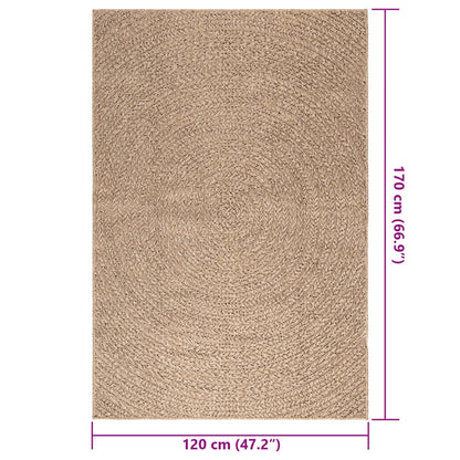 Tappeto ZIZUR 120x170 cm Aspetto Iuta per Interni ed Esterni