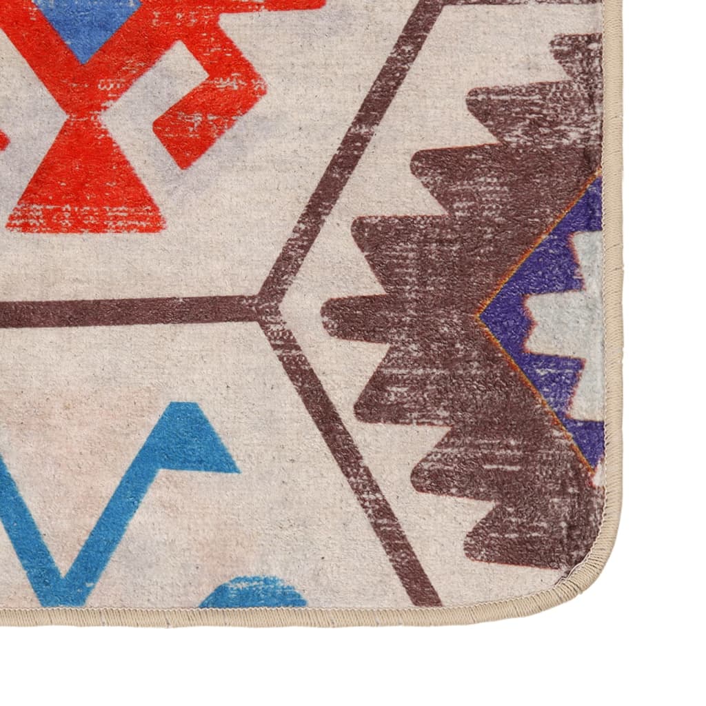 Tappeto Lavabile Multicolore 80x150 cm Antiscivolo - homemem39