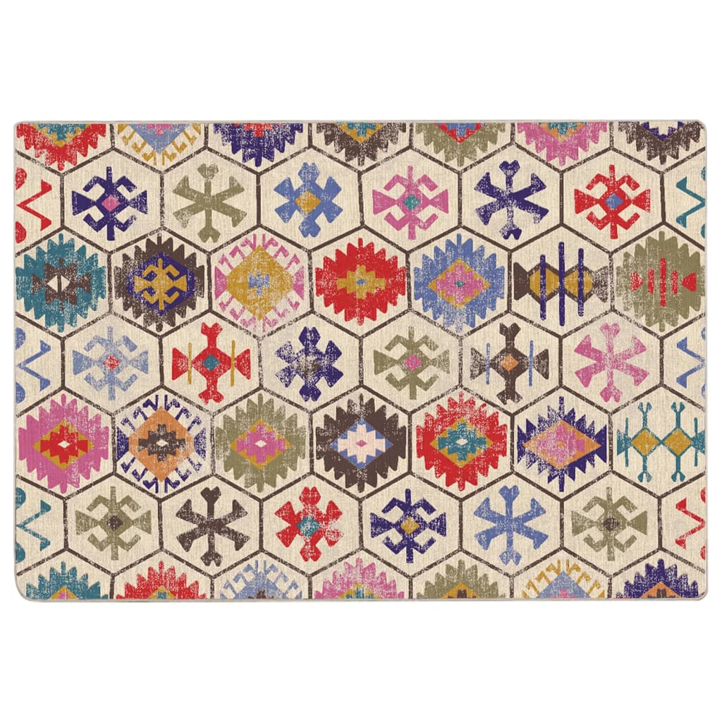 Tappeto Lavabile Multicolore 160x230 cm Antiscivolo - homemem39