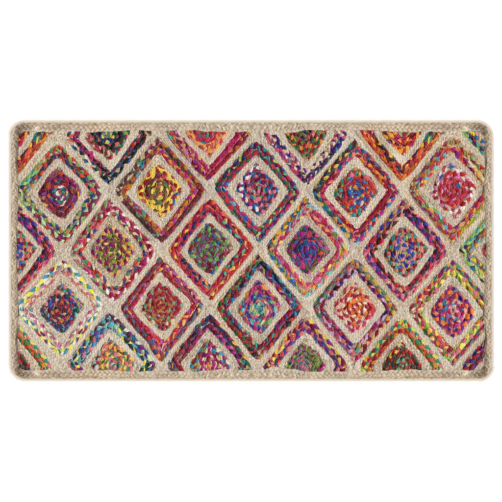 Tappeto Lavabile Multicolore 80x150 cm Antiscivolo - homemem39