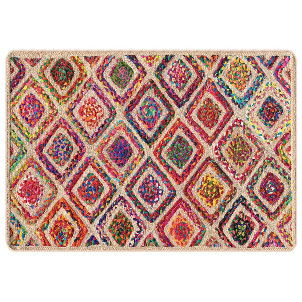 Tappeto Lavabile Multicolore 120x180 cm Antiscivolo - homemem39