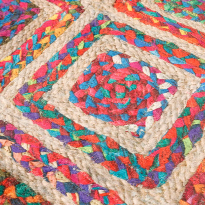 Tappeto Lavabile Multicolore Ø 120 cm Antiscivolo - homemem39