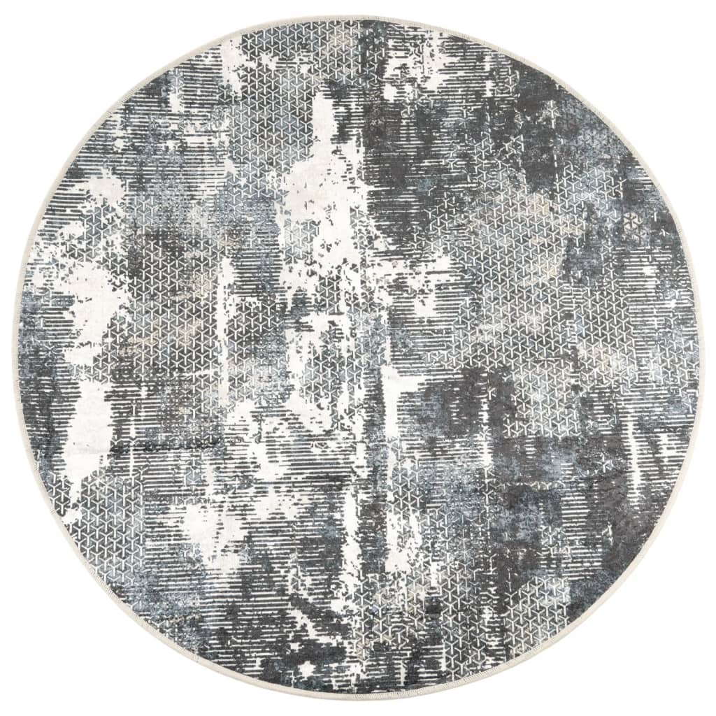 Tappeto Lavabile Multicolore Ø 120 cm Antiscivolo - homemem39