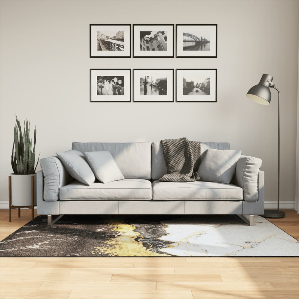 Tappeto Lavabile Multicolore 120x180 cm Antiscivolo - homemem39