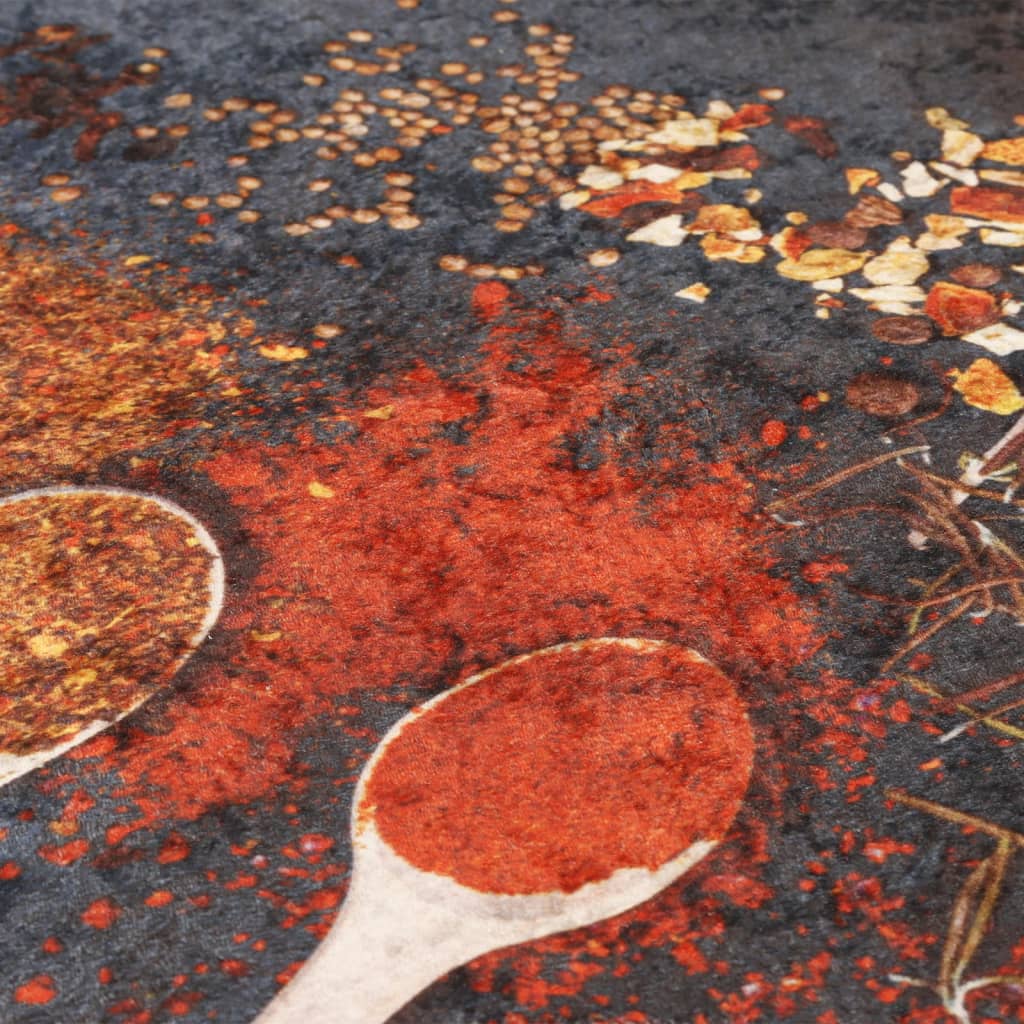 Tappeto da Cucina Multicolore 60x180 cm Lavabile Antiscivolo - homemem39