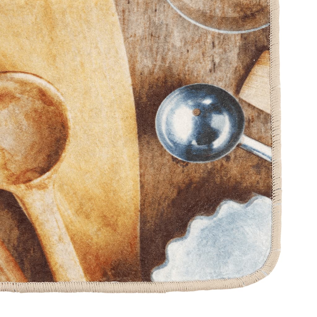 Tappeto da Cucina Multicolore 60x180 cm Lavabile Antiscivolo - homemem39