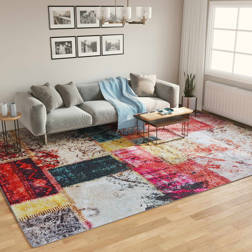 Tappeto Lavabile Multicolore 400x300 cm Antiscivolo - homemem39