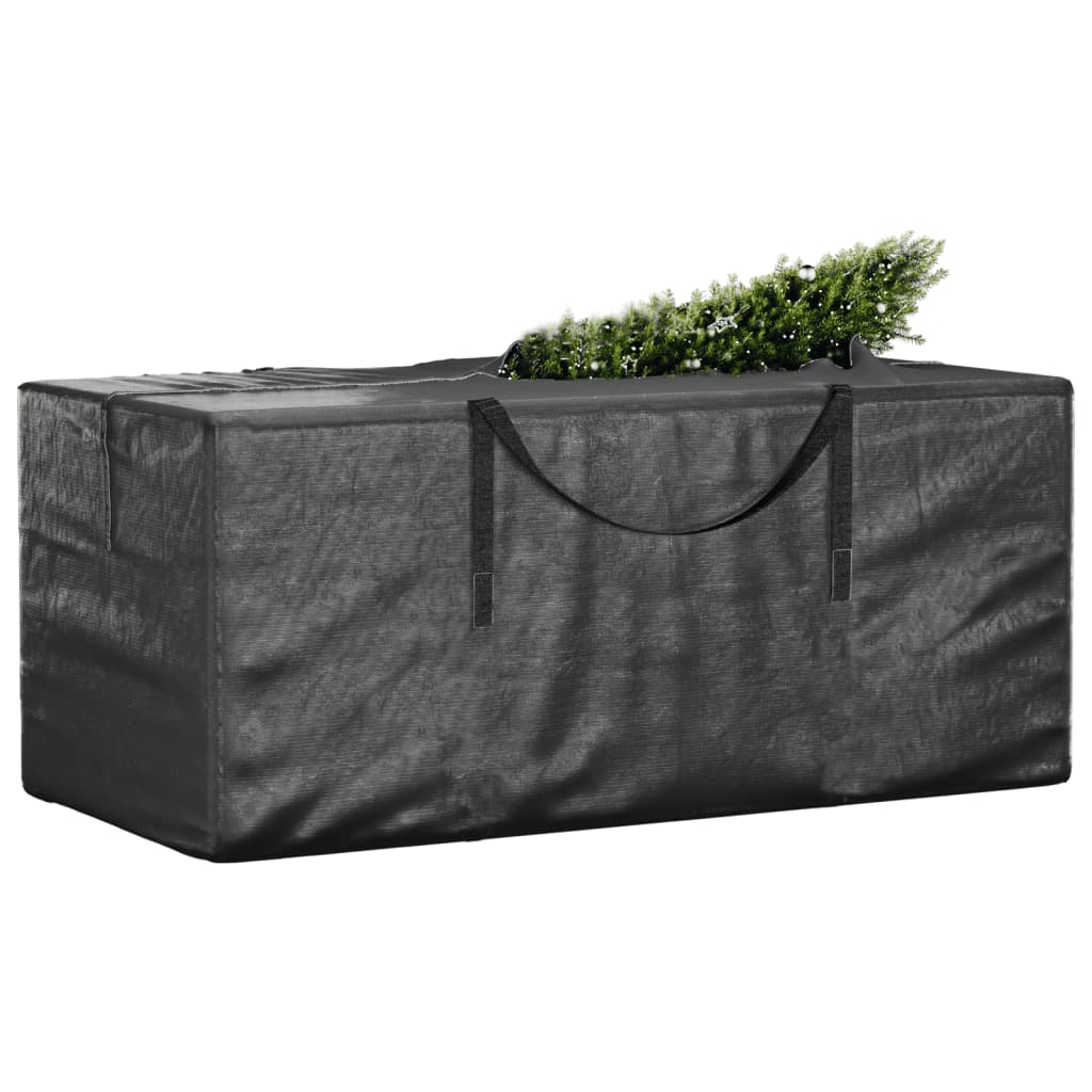 Custodia per Albero di Natale Nera 150x75x75 cm Polietilene | homemem39