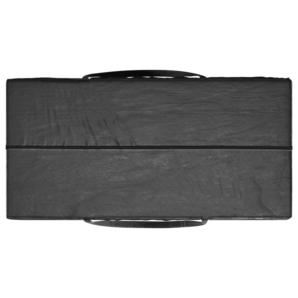 Custodia per Albero di Natale Nera 150x75x75 cm Polietilene | homemem39