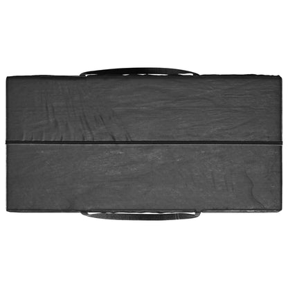 Custodia per Albero di Natale Nera 150x75x75 cm Polietilene | homemem39