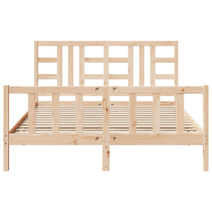 Giroletto senza Materasso 160x200 cm in Legno Massello di Pino