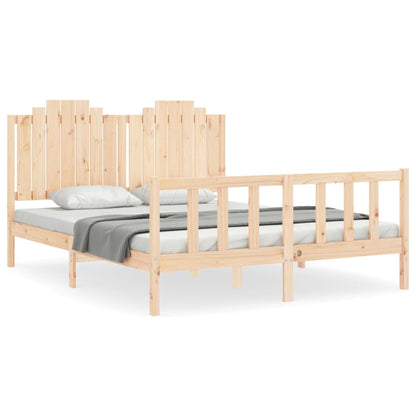Giroletto senza Materasso 160x200 cm in Legno Massello di Pino