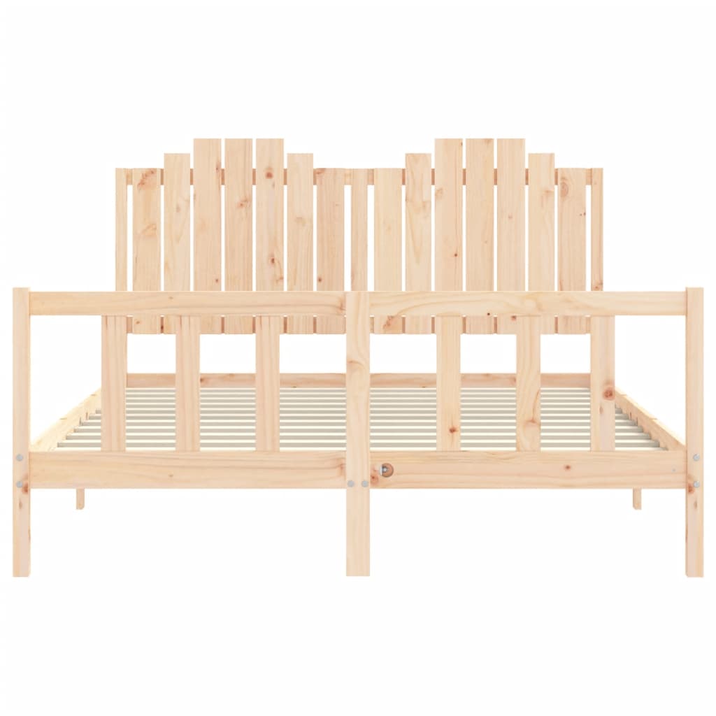 Giroletto senza Materasso 160x200 cm in Legno Massello di Pino | homemem39