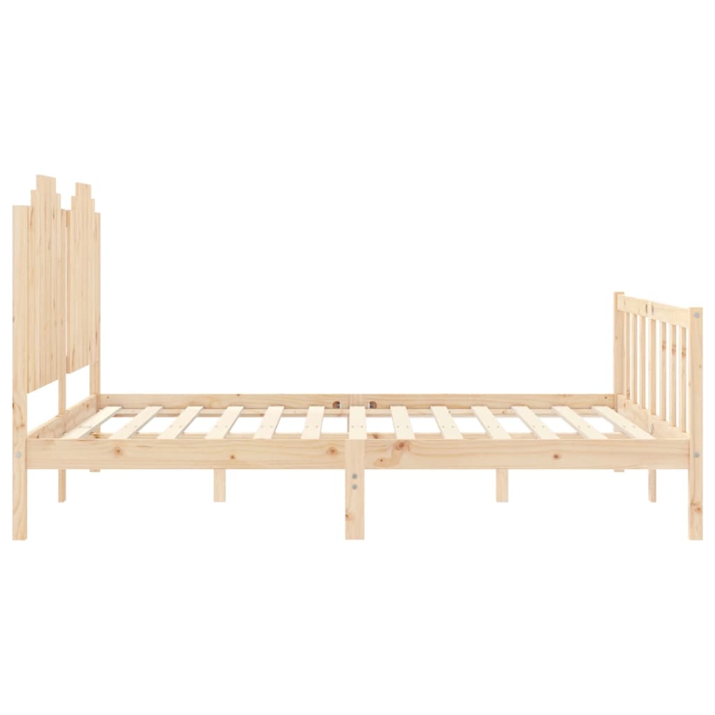 Giroletto senza Materasso 160x200 cm in Legno Massello di Pino | homemem39