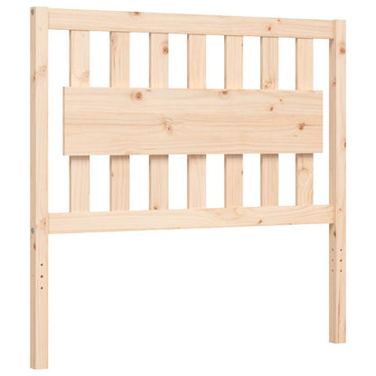 Giroletto senza Materasso 100x200 cm in Legno Massello di Pino - homemem39