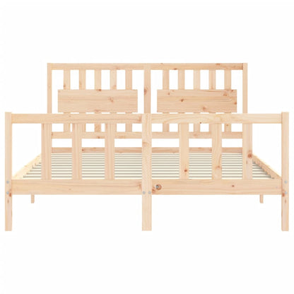 Giroletto senza Materasso 160x200 cm in Legno Massello di Pino