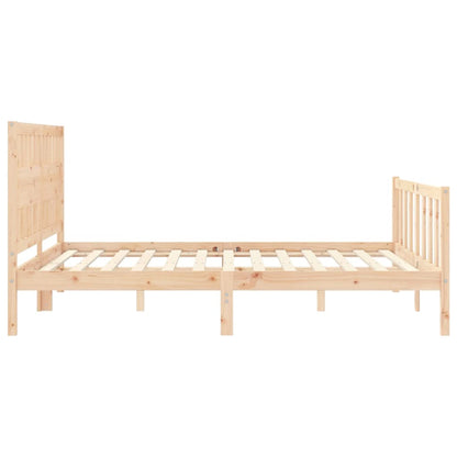 Giroletto senza Materasso 160x200 cm in Legno Massello di Pino