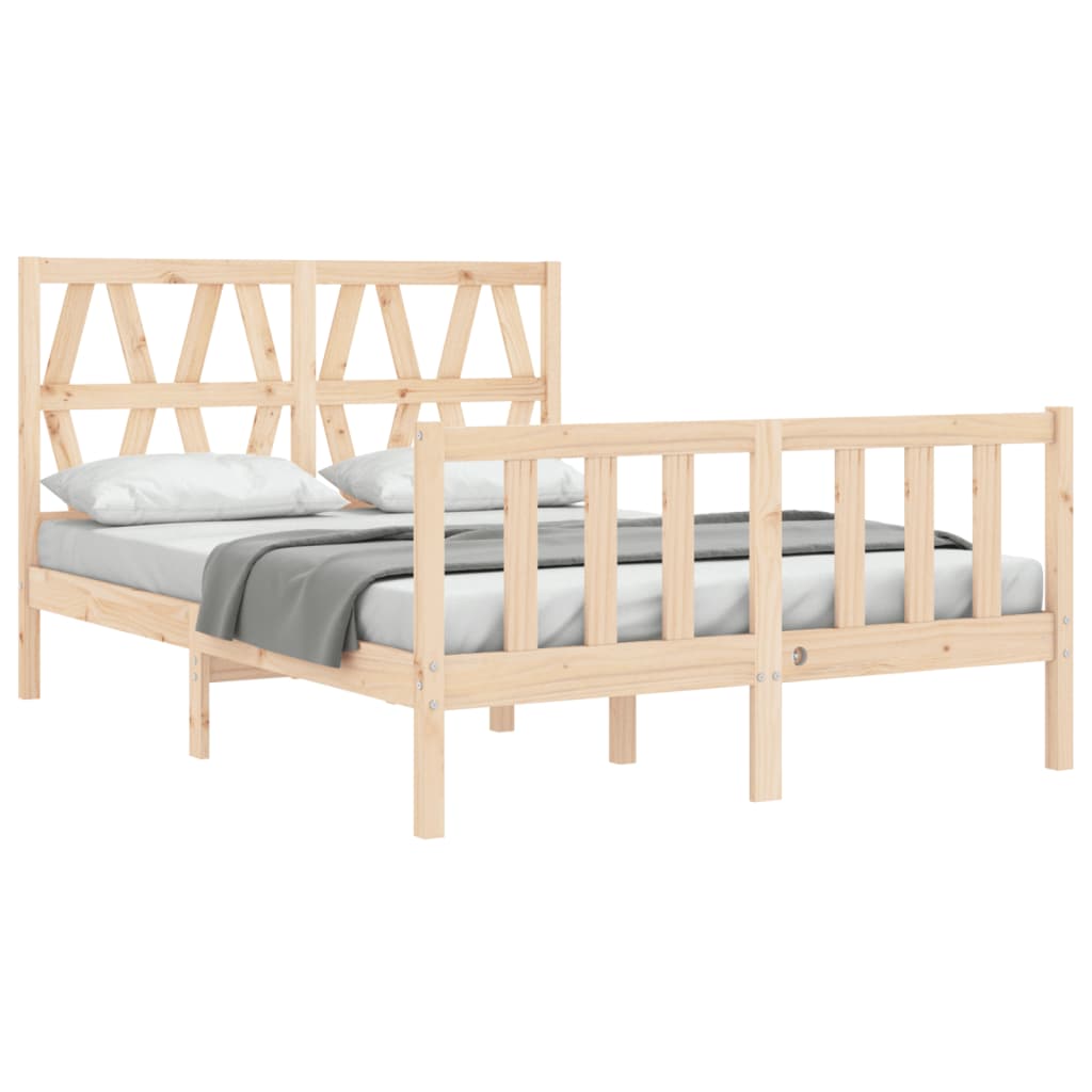 Giroletto senza Materasso 140x200 cm in Legno Massello di Pino