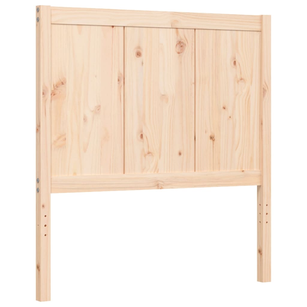 Giroletto senza Materasso 100x200 cm in Legno Massello di Pino - homemem39