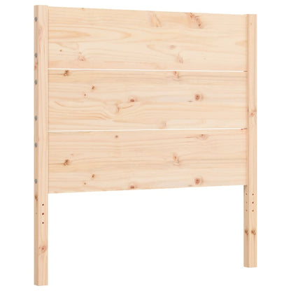 Giroletto senza Materasso 90x200 cm in Legno Massello di Pino - homemem39