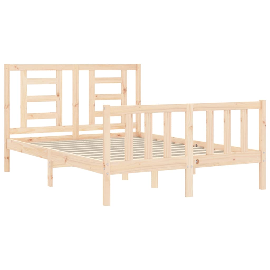 Giroletto senza Materasso 140x200 cm in Legno Massello di Pino