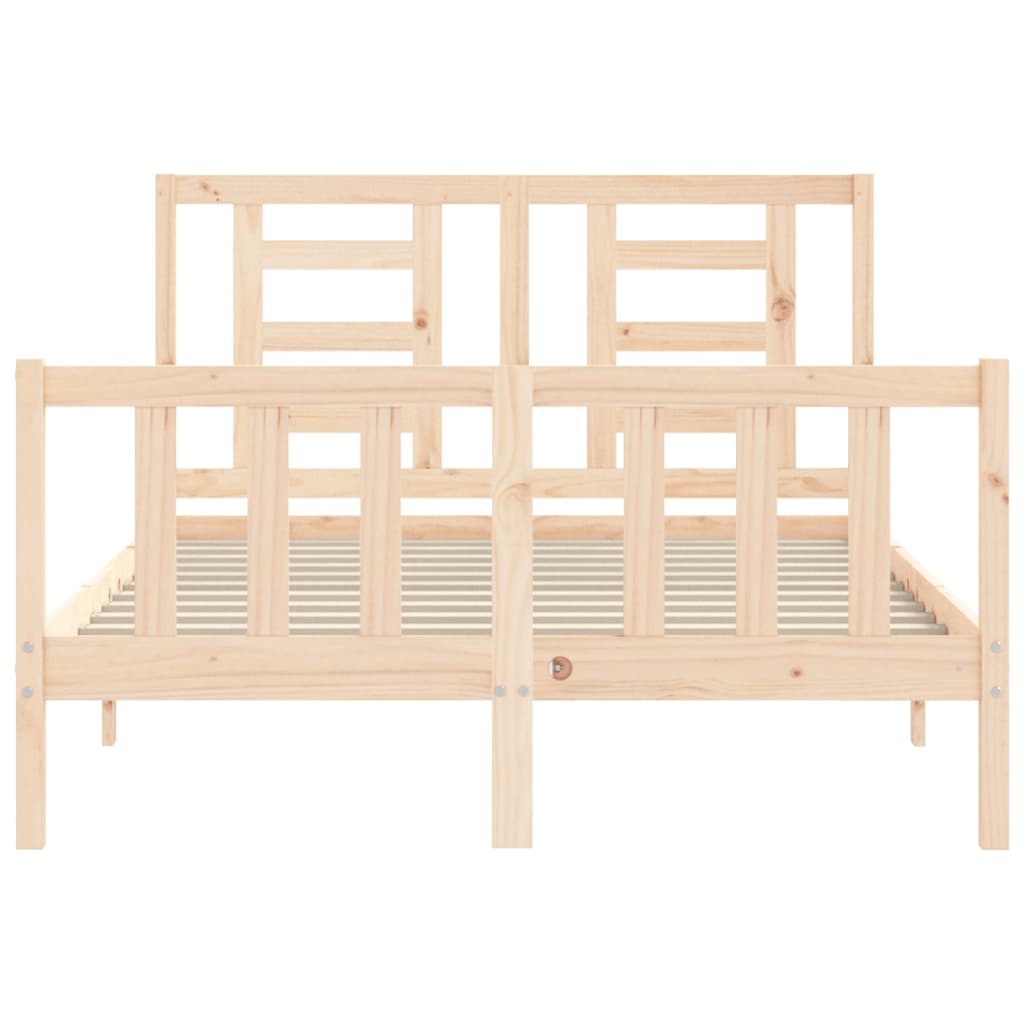 Giroletto senza Materasso 140x200 cm in Legno Massello di Pino