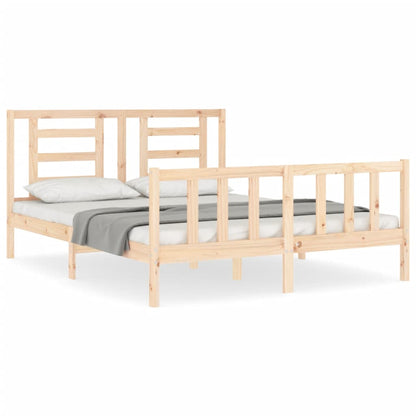 Giroletto senza Materasso 160x200 cm in Legno Massello di Pino