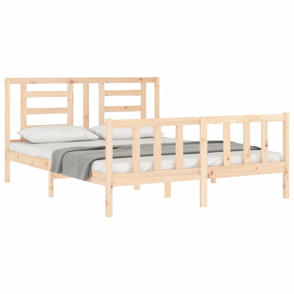 Giroletto senza Materasso 160x200 cm in Legno Massello di Pino