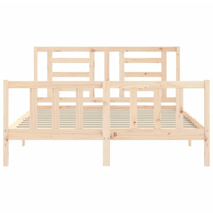 Giroletto senza Materasso 160x200 cm in Legno Massello di Pino
