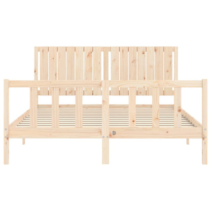 Giroletto senza Materasso 160x200 cm in Legno Massello di Pino
