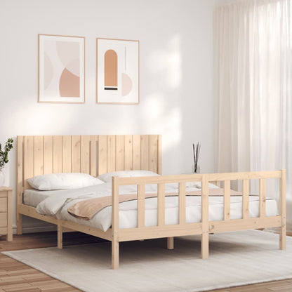 Giroletto senza Materasso 160x200 cm in Legno Massello di Pino