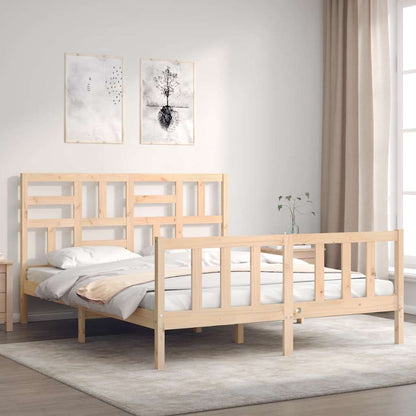Giroletto senza Materasso 160x200 cm in Legno Massello di Pino