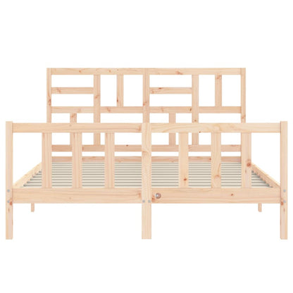 Giroletto senza Materasso 160x200 cm in Legno Massello di Pino