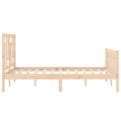 Giroletto senza Materasso 140x200 cm in Legno Massello di Pino