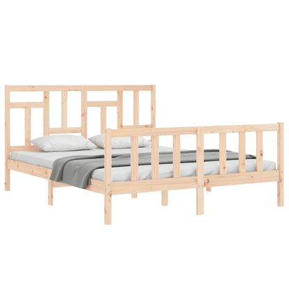 Giroletto senza Materasso 160x200 cm in Legno Massello di Pino