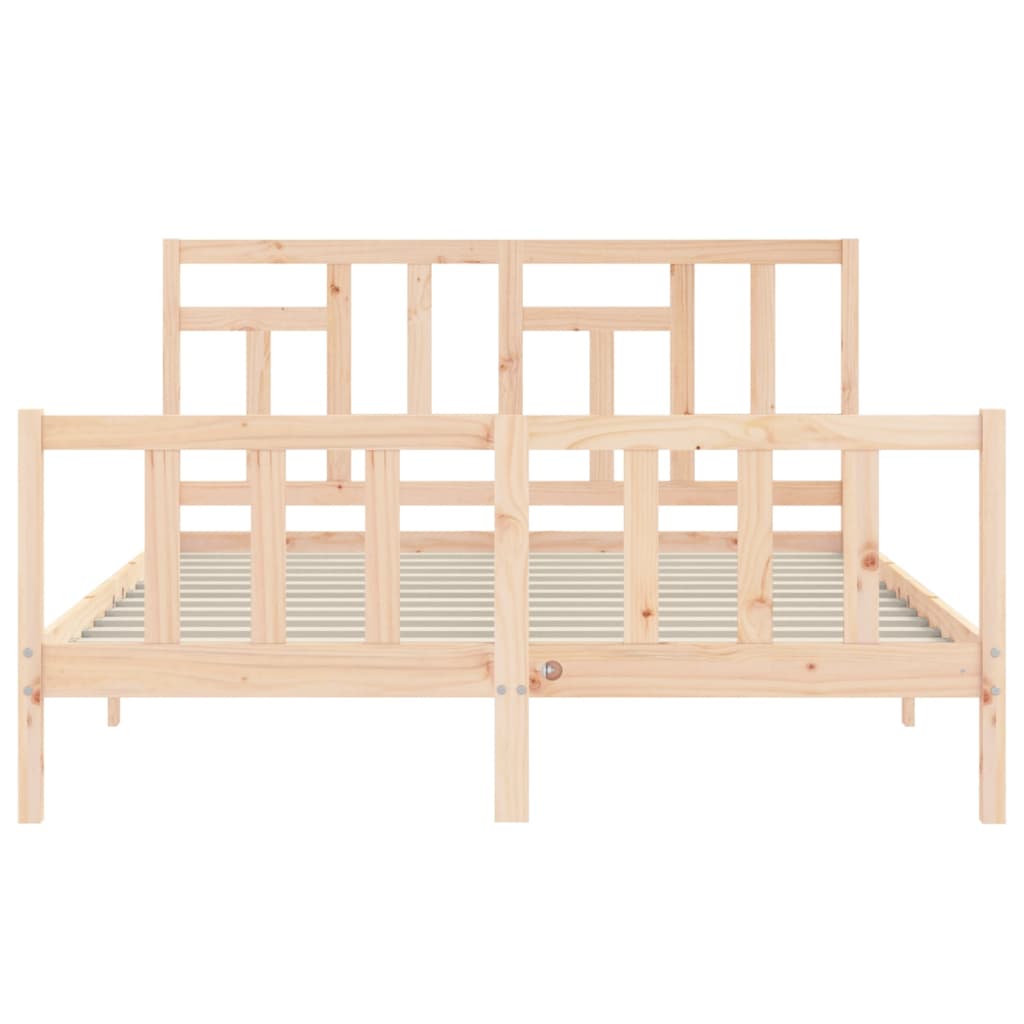 Giroletto senza Materasso 160x200 cm in Legno Massello di Pino