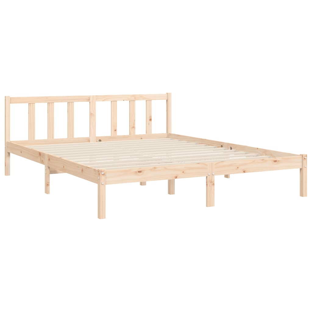 Giroletto senza Materasso 160x200 cm in Legno Massello di Pino | homemem39